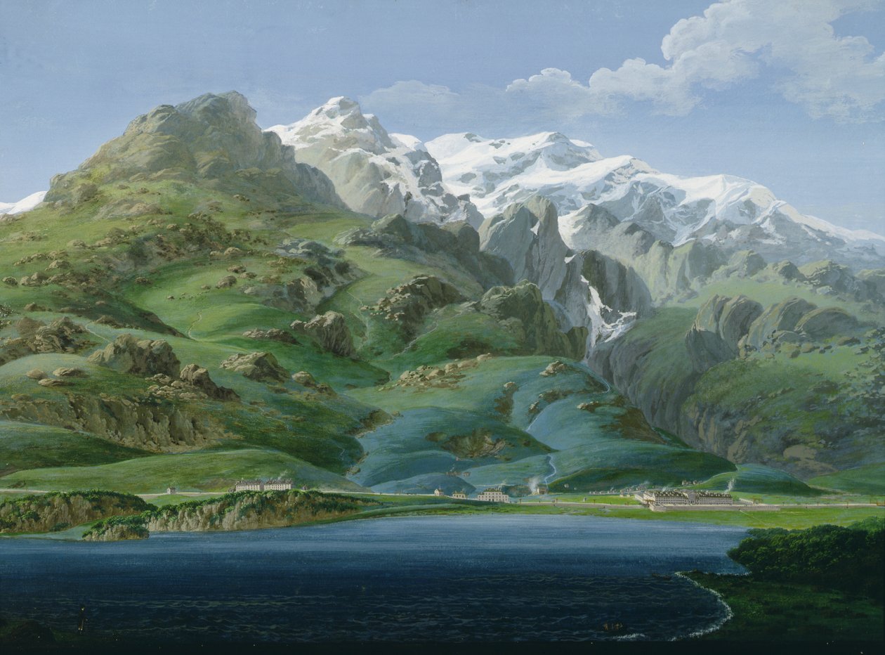 Utsikt over Mont Cenis av J. Reviglio