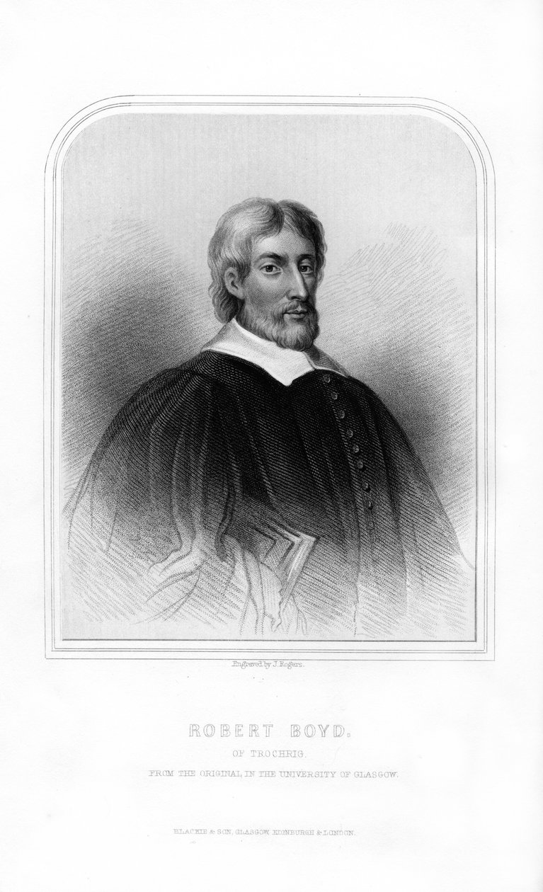 Robert Boyd av Trochrig, eminent skotsk guddommelig, 1870. av J. Rogers