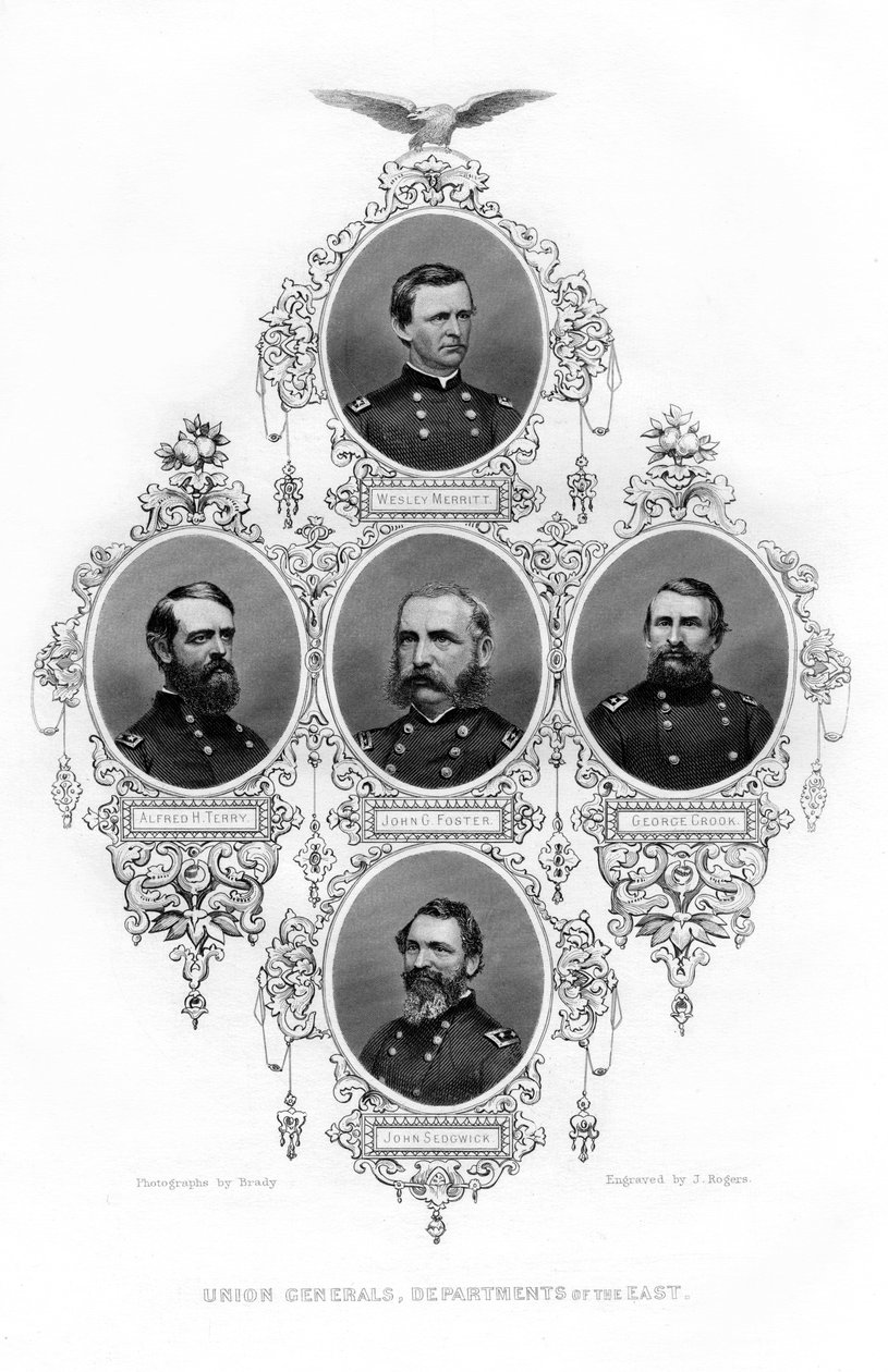 Unions borgerkrigsgeneraler i avdelingene i øst, 1862-1867. av J. Rogers
