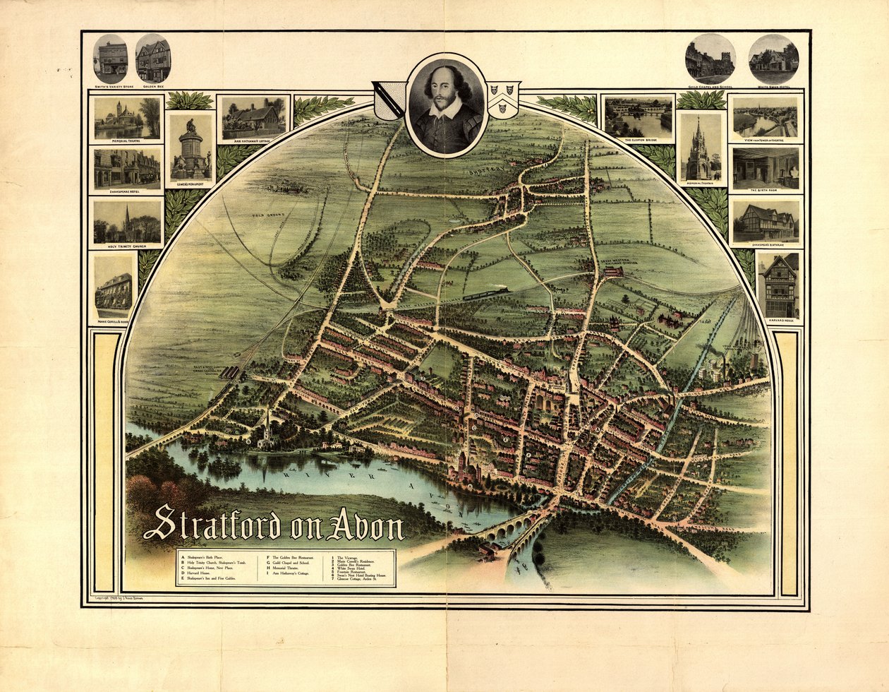 Stratford på Avon. av J. Ross Brown
