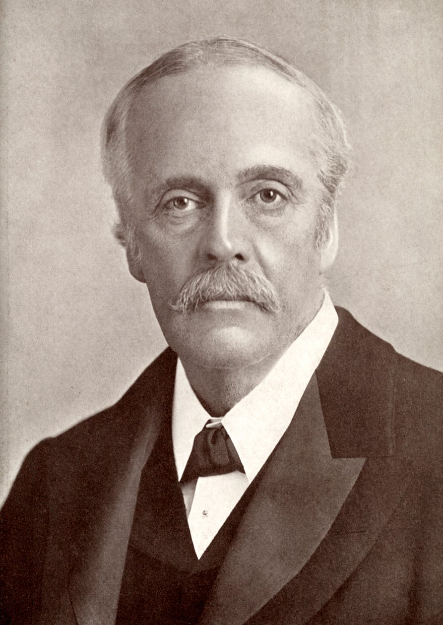 Arthur James Balfour, 1. jarl av Balfour, britisk statsmann og statsminister, 1912. av J Russell and Sons