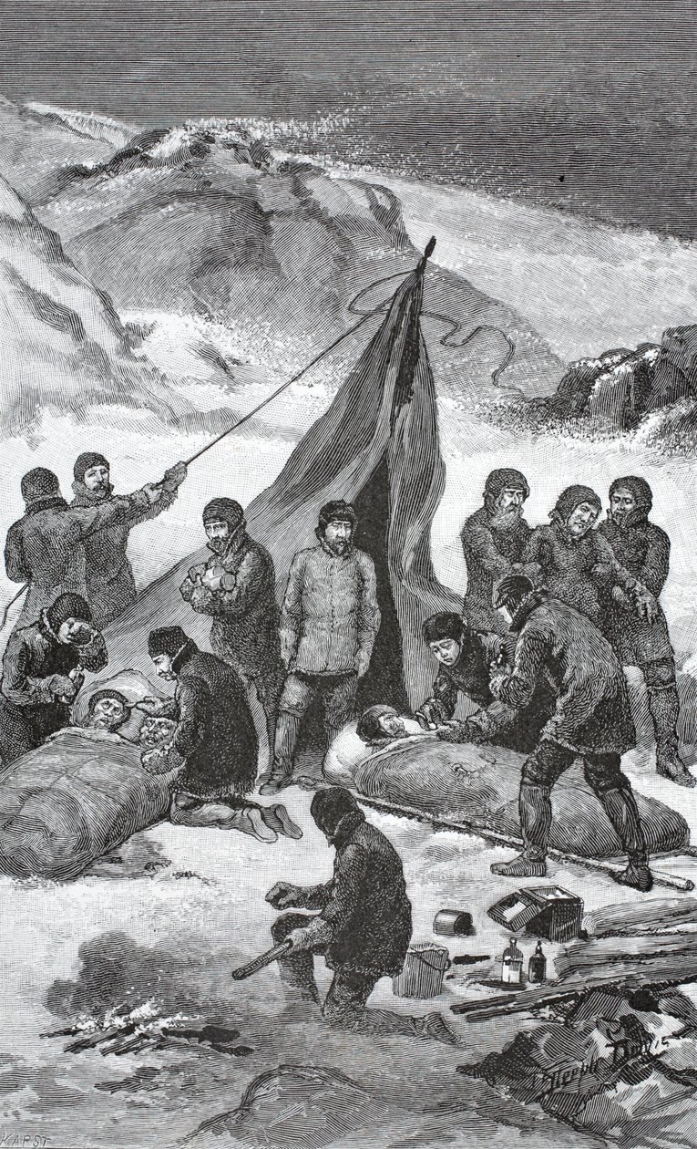 The Rescue, 23. juni 1884, pub. London 1886 av J. Steeple Davis