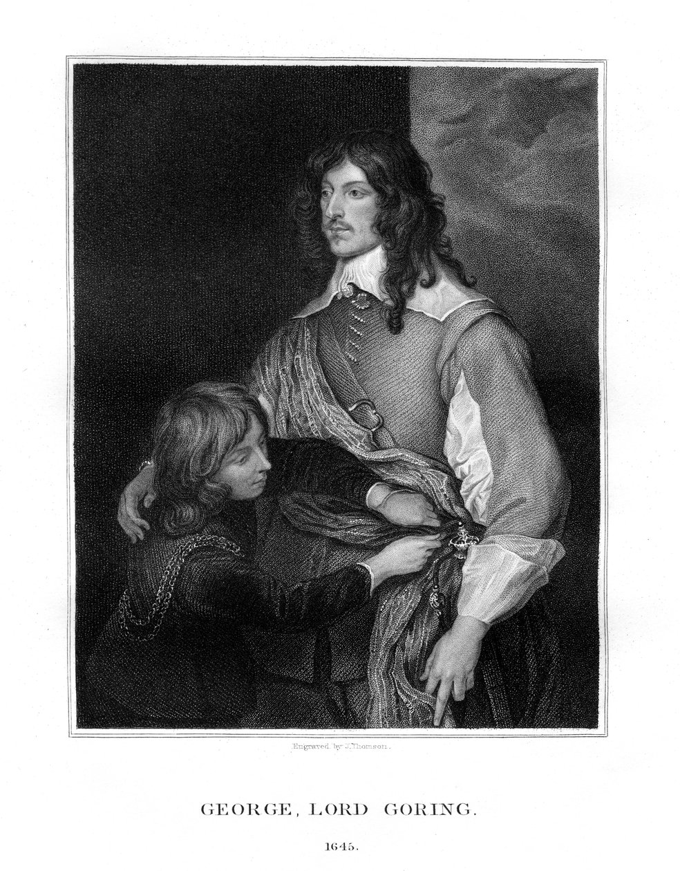 George Goring, Lord Goring, engelsk royalistsoldat, 1827. av J. Thomson