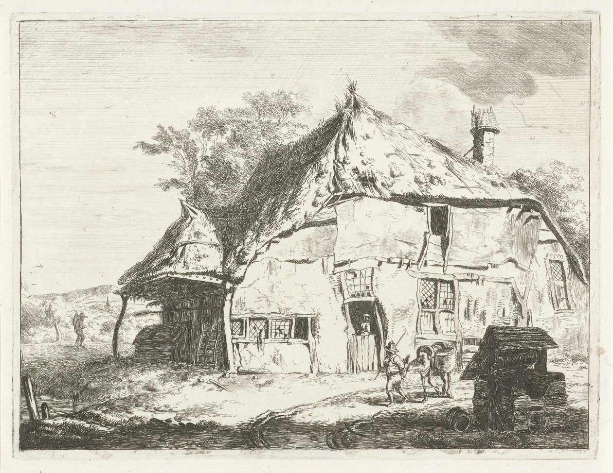 Gård ved en brønn av Jabes Heenck