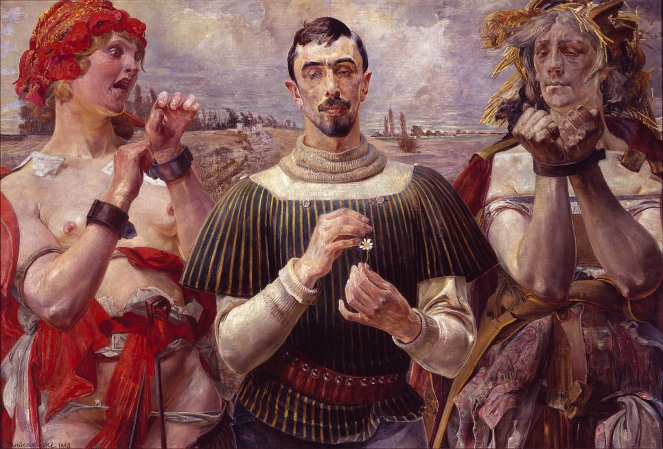 Polsk Hamlet - Portrett av Aleksander Wielopolski.nPolski: Polsk Hamlet - Portrett av Aleksander Wielopolski.n av Jacek Malczewski