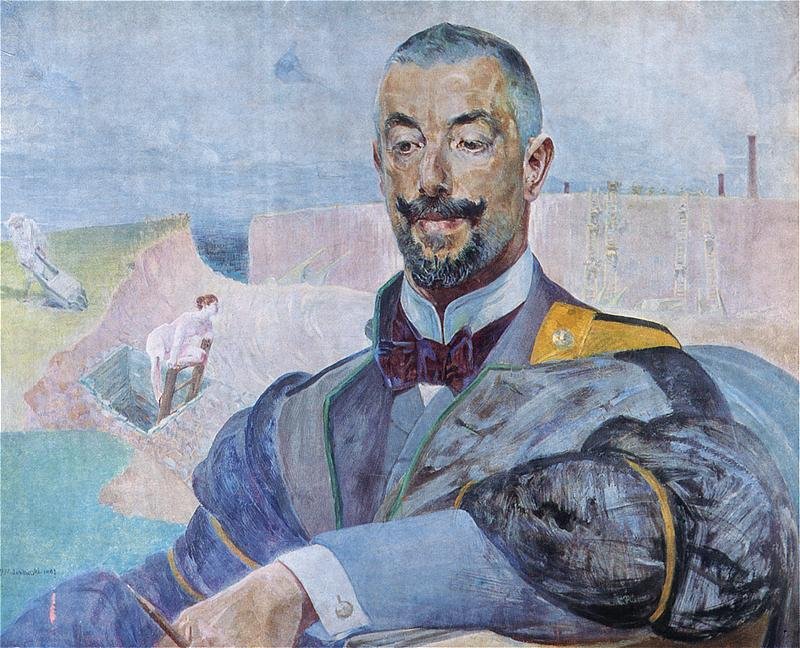 Portrett av Erazm Baracz.nPolski: Portrett av Erazm Baracz.n av Jacek Malczewski