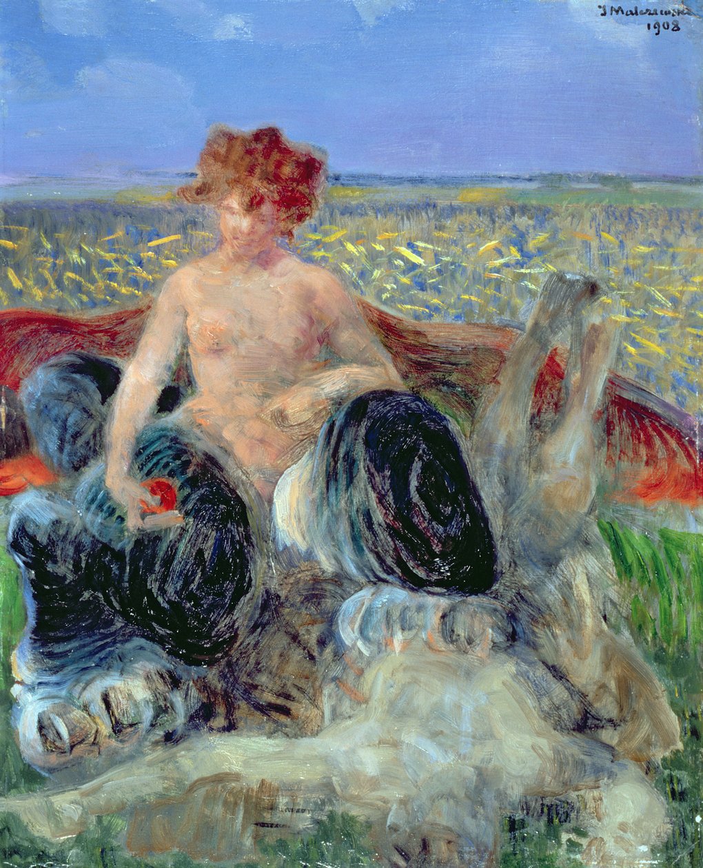 Chimaera, 1908 av Jacek Malczewski