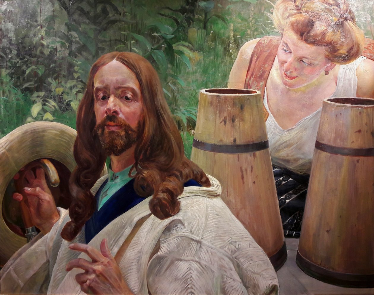 Kristus og den samaritanske kvinnen av Jacek Malczewski