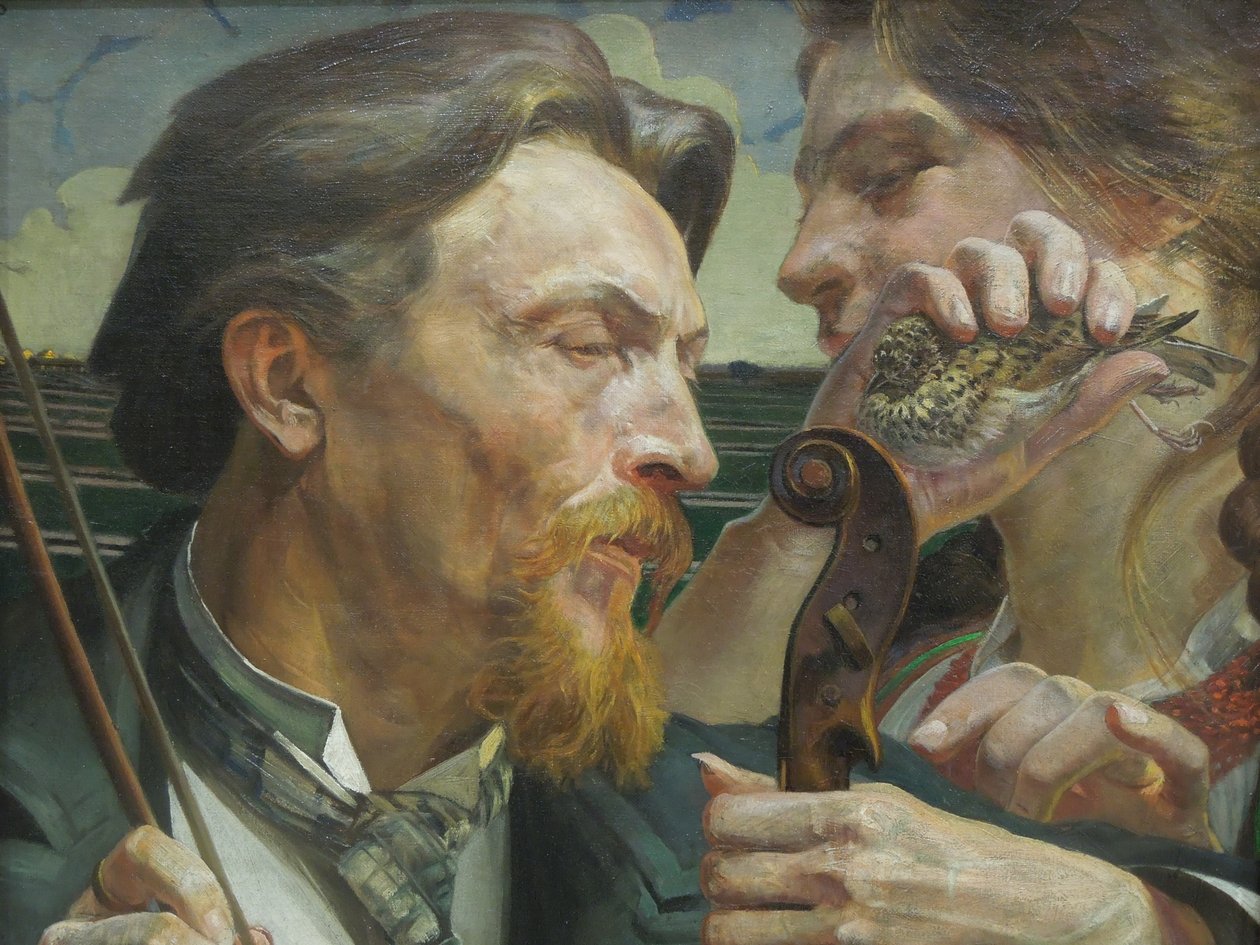 Portrett av maleren Antoni Zembaczyński av Jacek Malczewski