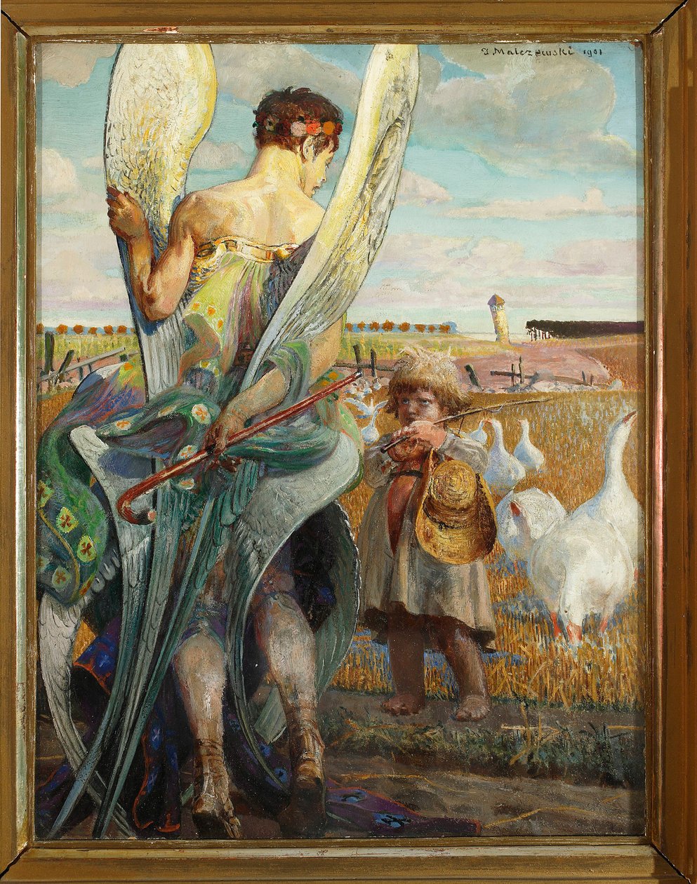 Engel, jeg vil følge deg av Jacek Malczewski