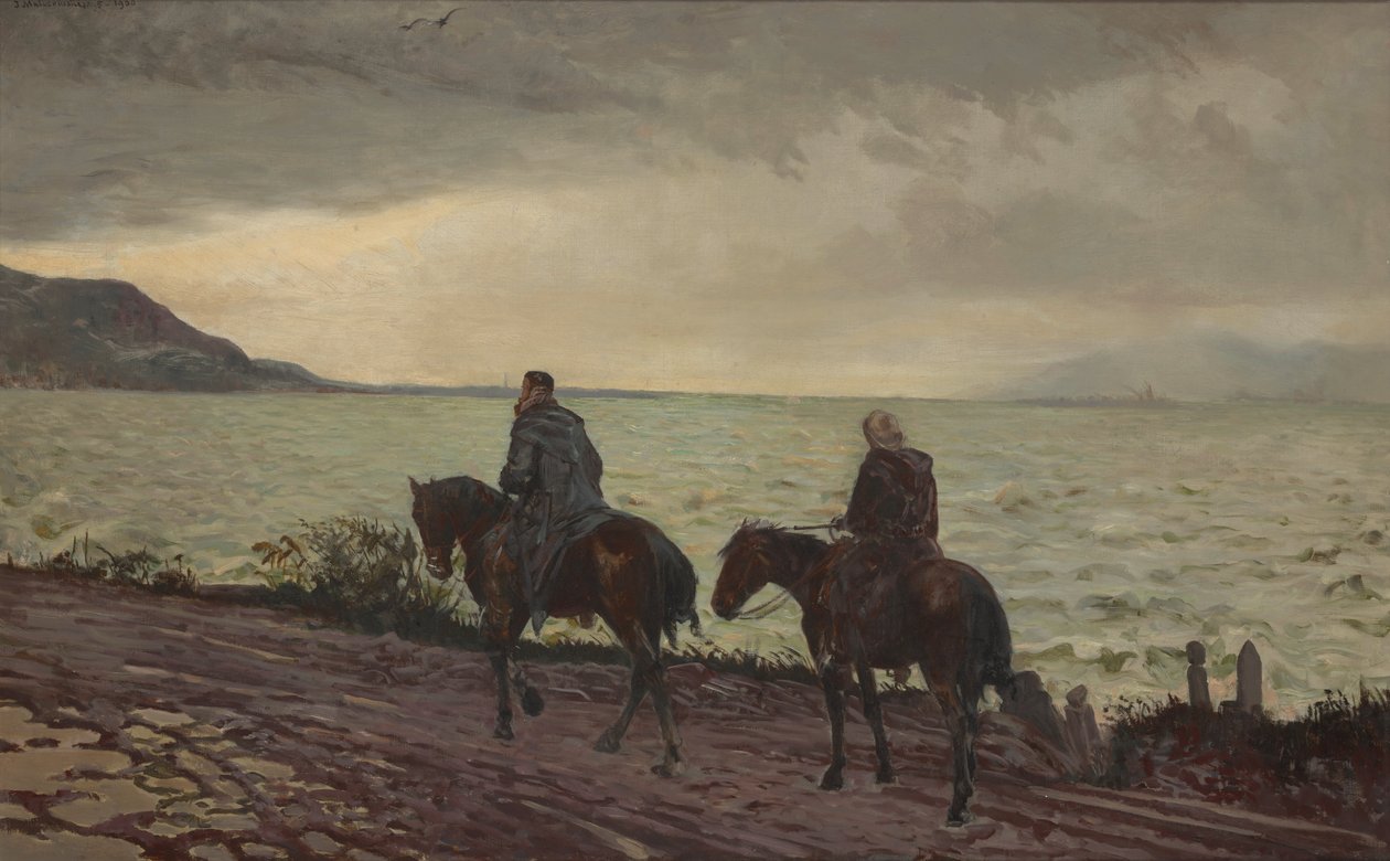 Don Quijote og Sancho Panza av Jacek Malczewski
