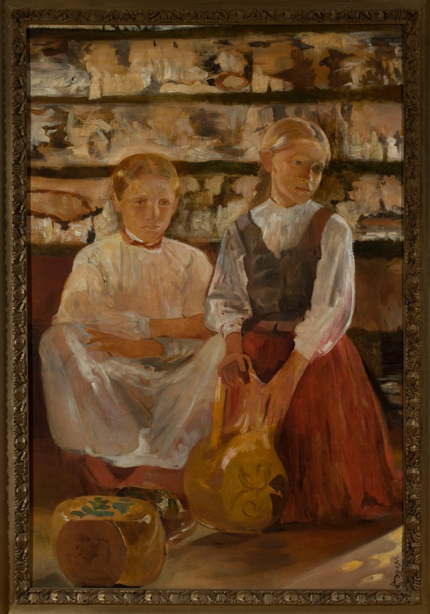 To jenter med en krukke av Jacek Malczewski