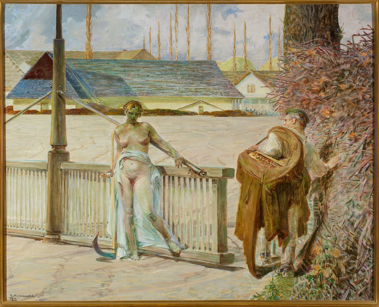 Mitt liv - høyre del av triptyket av Jacek Malczewski