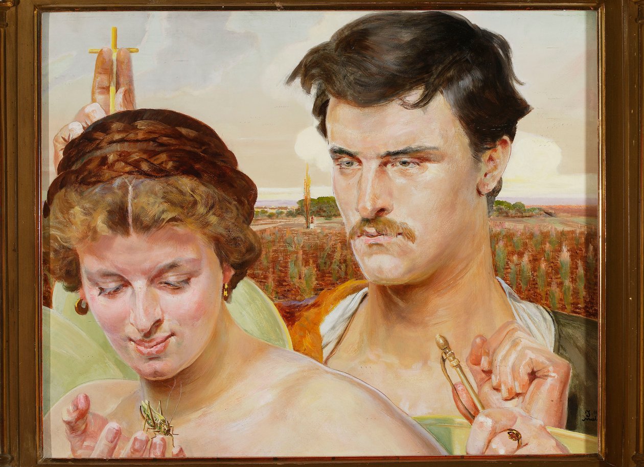 Musikk - høyre del av triptyket av Jacek Malczewski