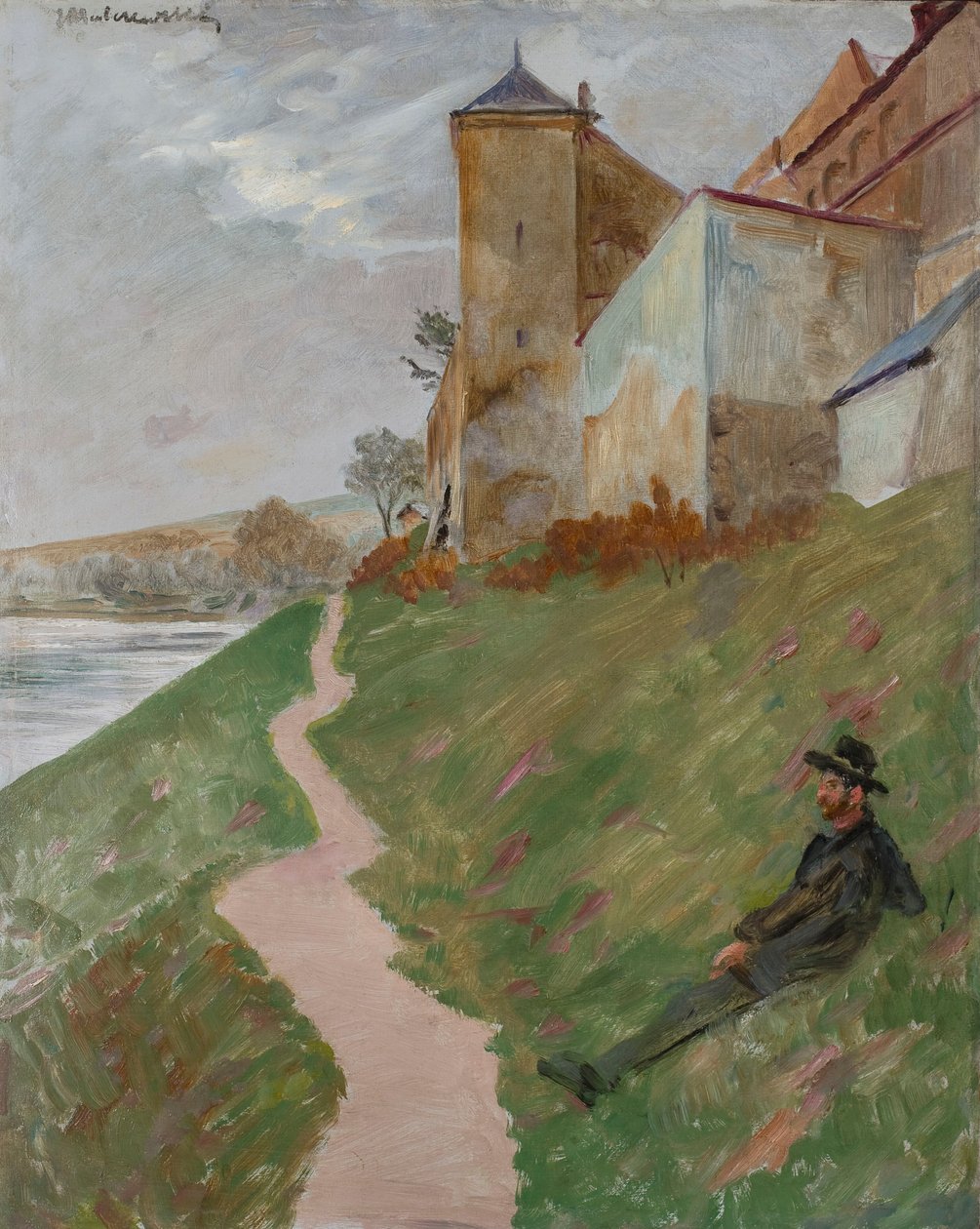 På norbertinernonnenes klosterhøyde av Jacek Malczewski