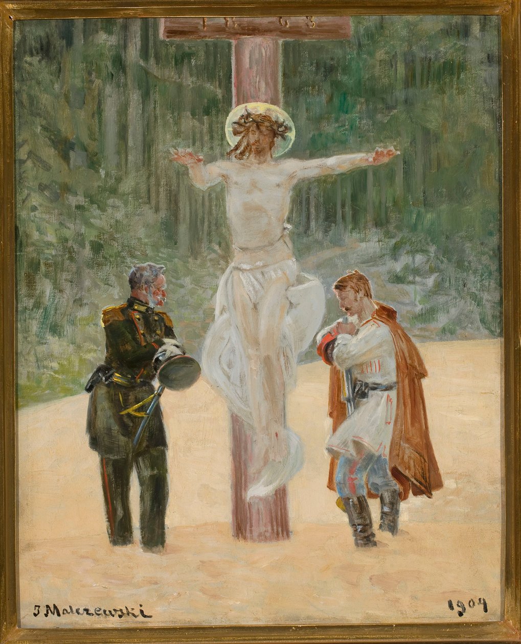 Forsoning (Symbolsk scene fra oppstanden i 1863) av Jacek Malczewski