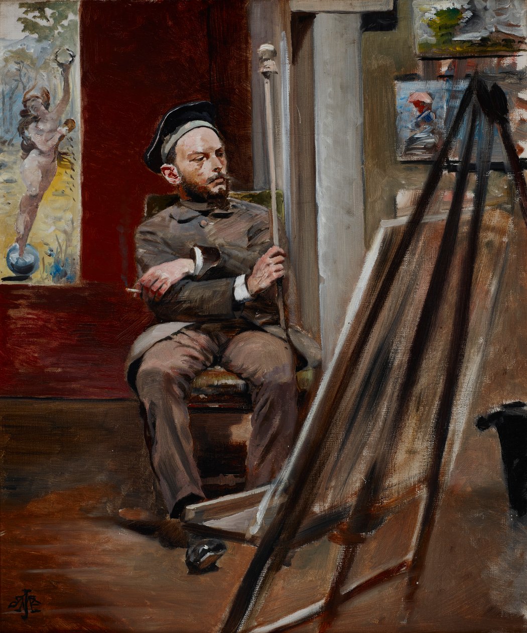 Portrett av Stanisław Tondos, ca. 1902 (olje på lerret) av Jacek Malczewski