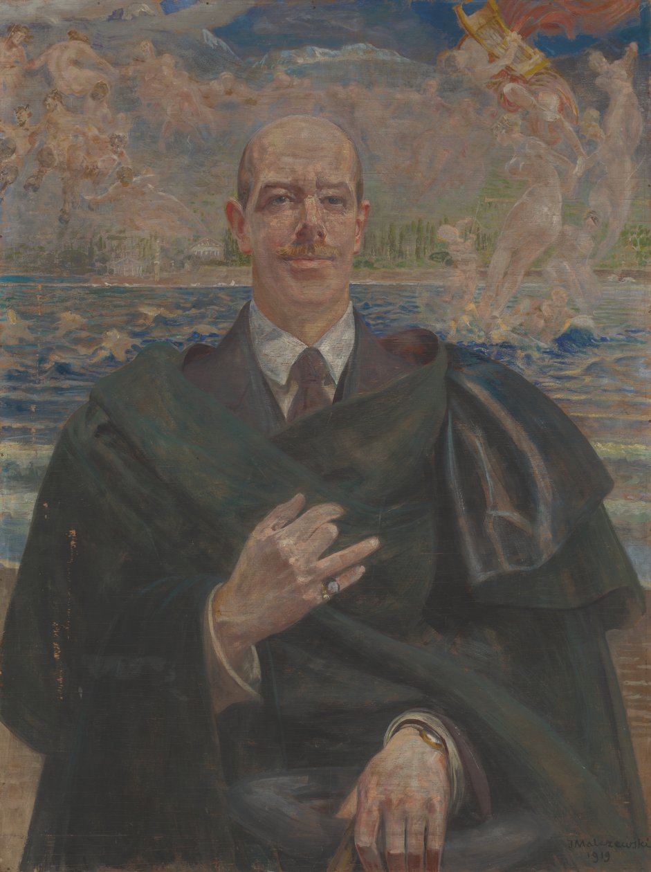 Portrett av Alfred Biesiadecki av Jacek Malczewski