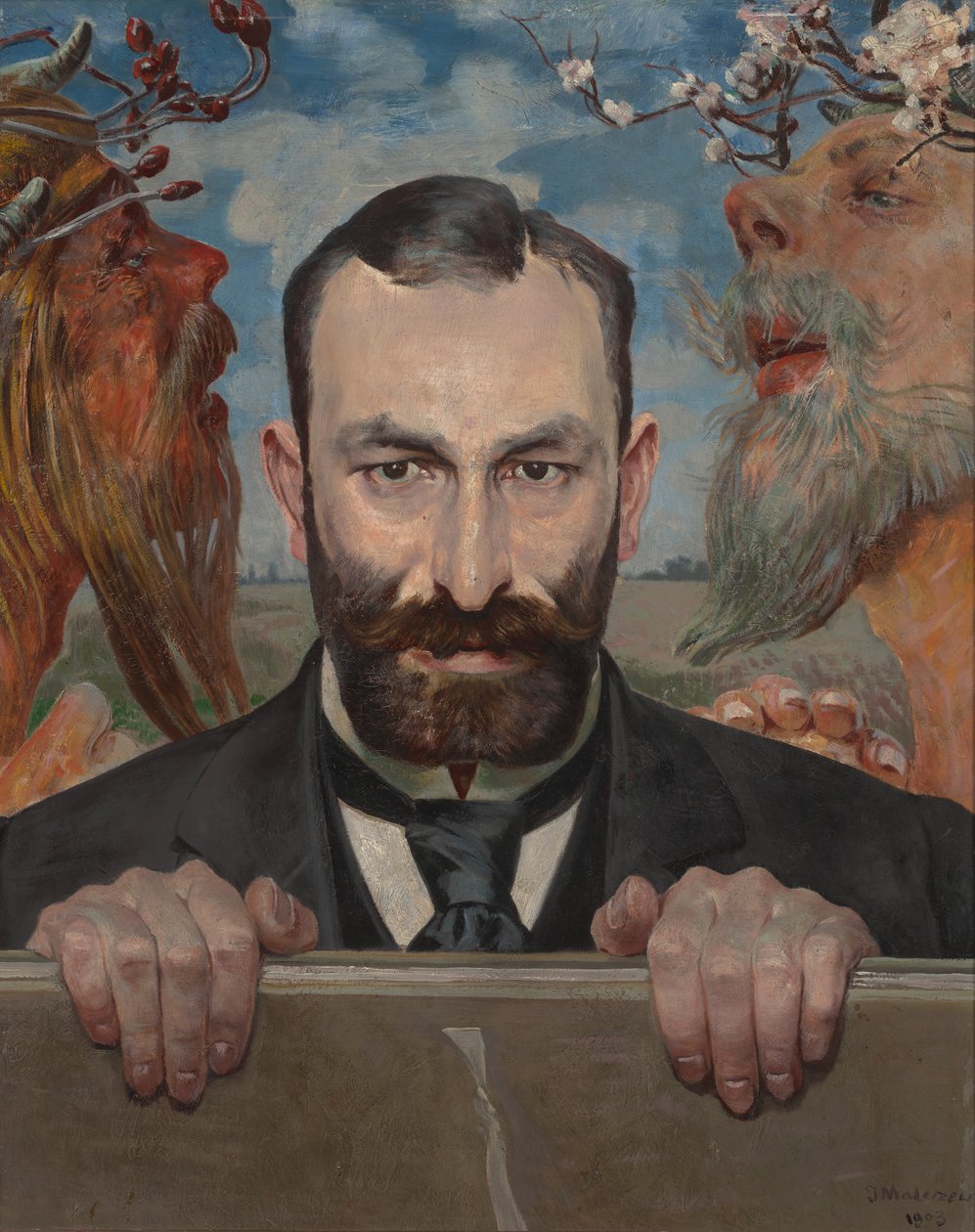 Portrett av Feliks Jasieński av Jacek Malczewski