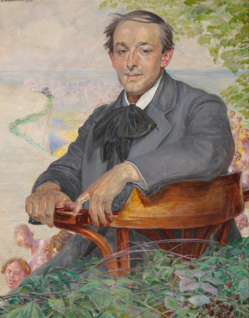 Portrett av Marcin Samlicki av Jacek Malczewski