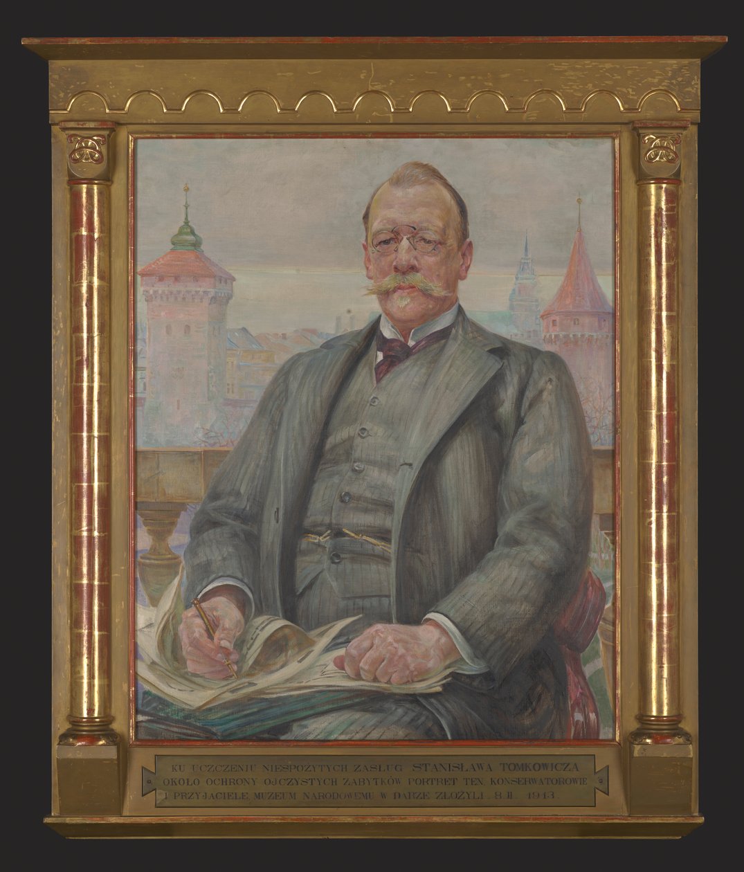 Portrett av Stanisław Tomkowicz av Jacek Malczewski