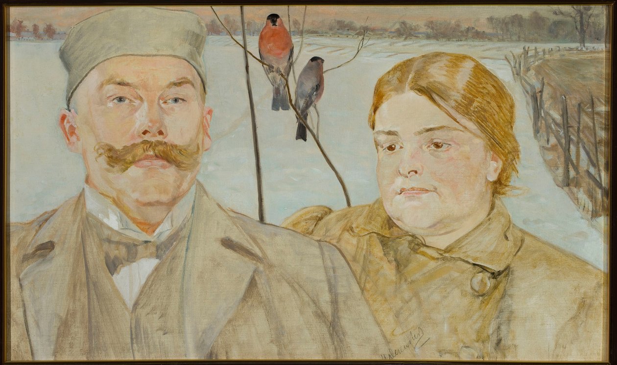Portrett av Wacław og Helena Karczewski av Jacek Malczewski