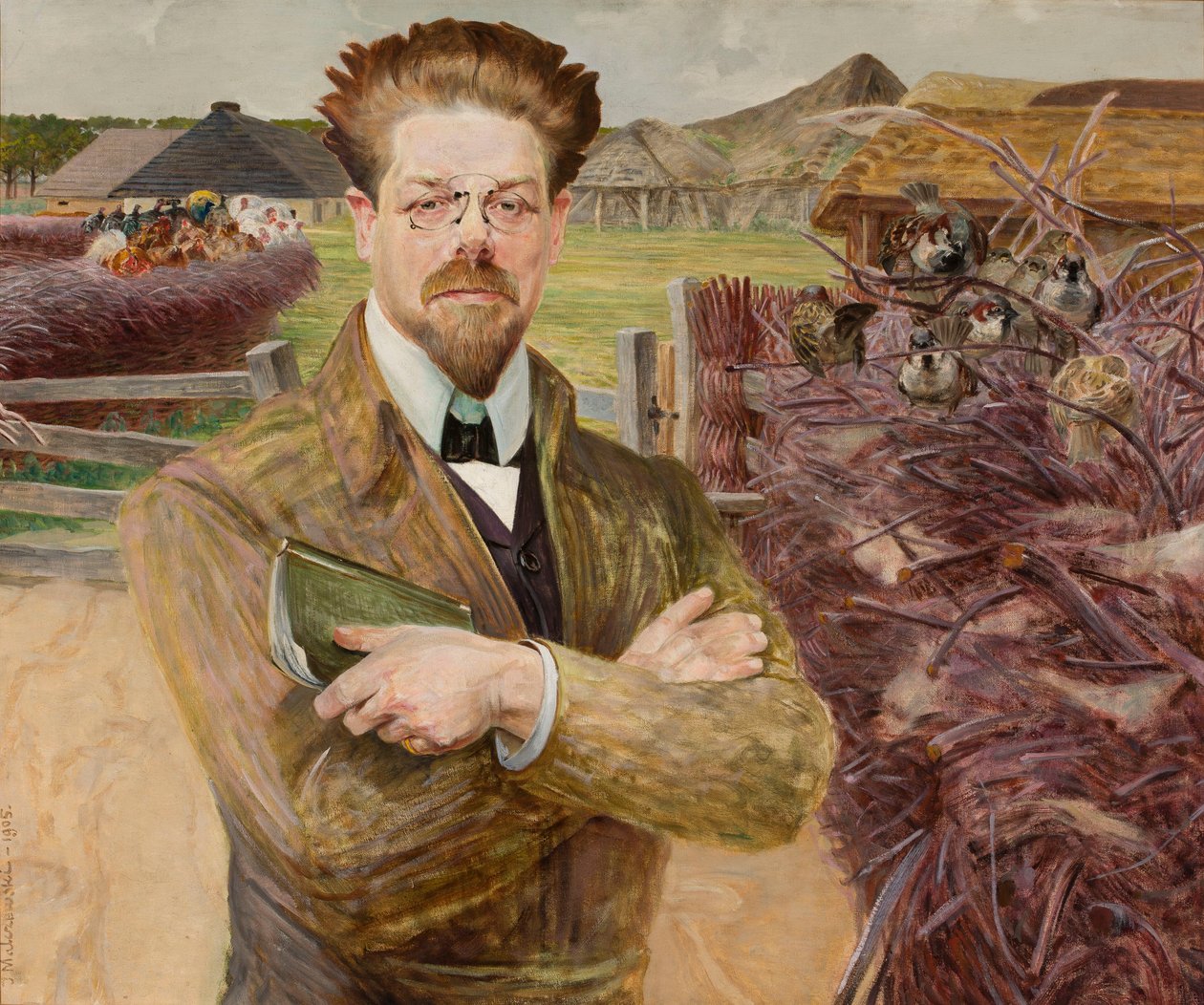 Portrett av Władysław Reymont av Jacek Malczewski