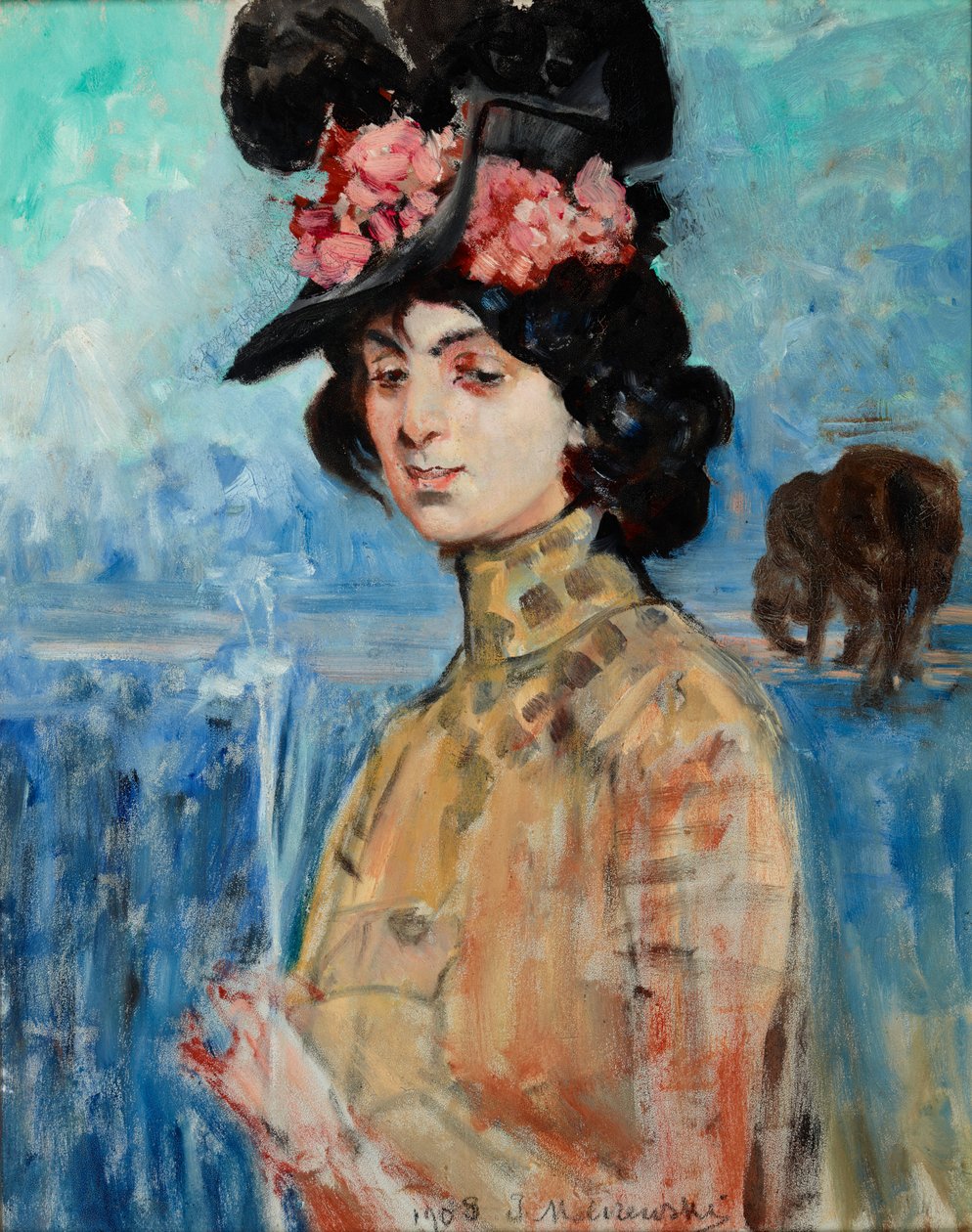 Portrett av Zofia Atteslander av Jacek Malczewski