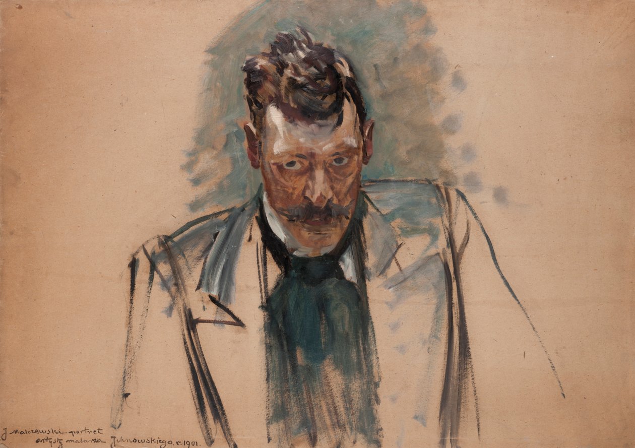 Portrett av maleren Ichnowski av Jacek Malczewski