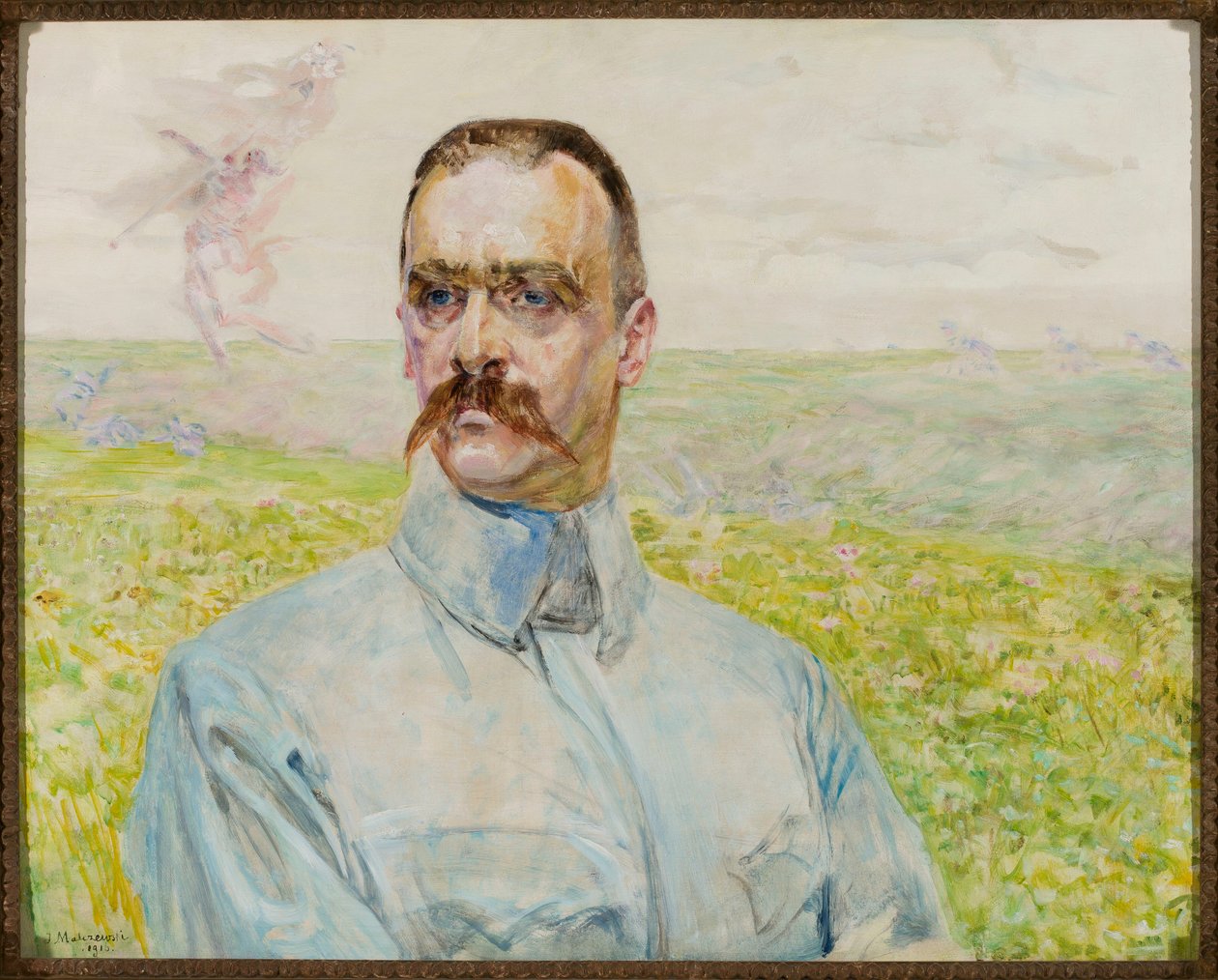 Portrett av brigadegeneral Józef Piłsudski av Jacek Malczewski