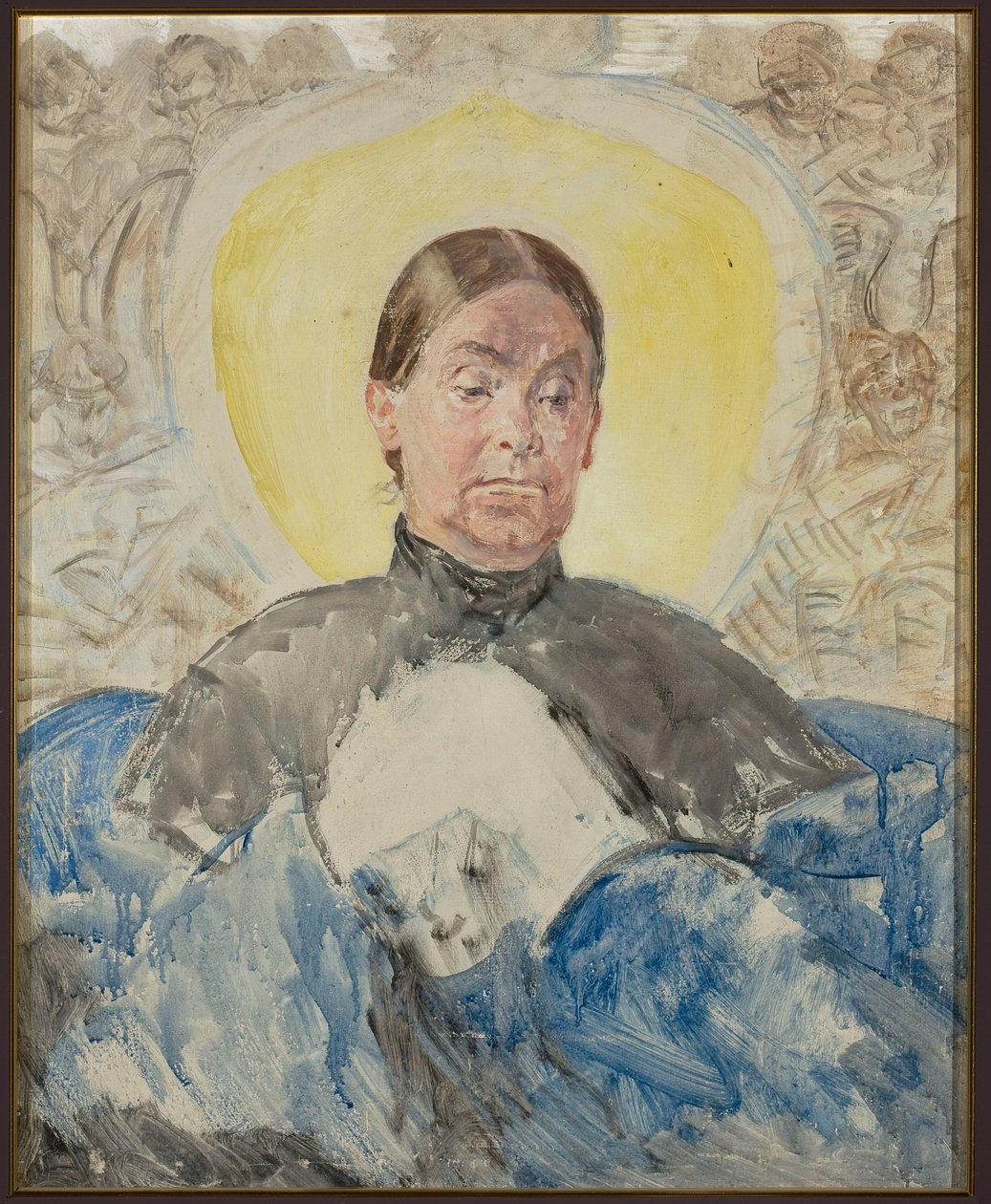 Portrett av kunstnerens søster - Bronisława av Jacek Malczewski
