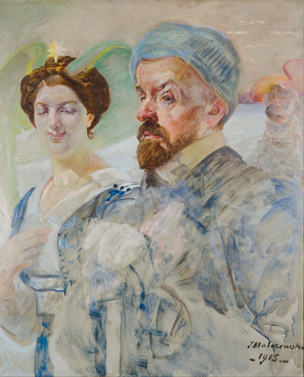Selvportrett av Jacek Malczewski