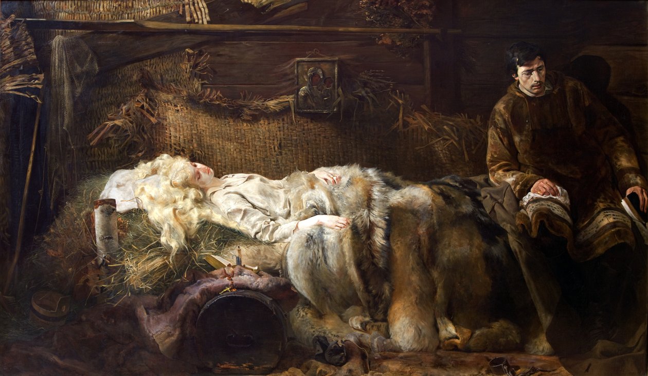 Ellenais død av Jacek Malczewski