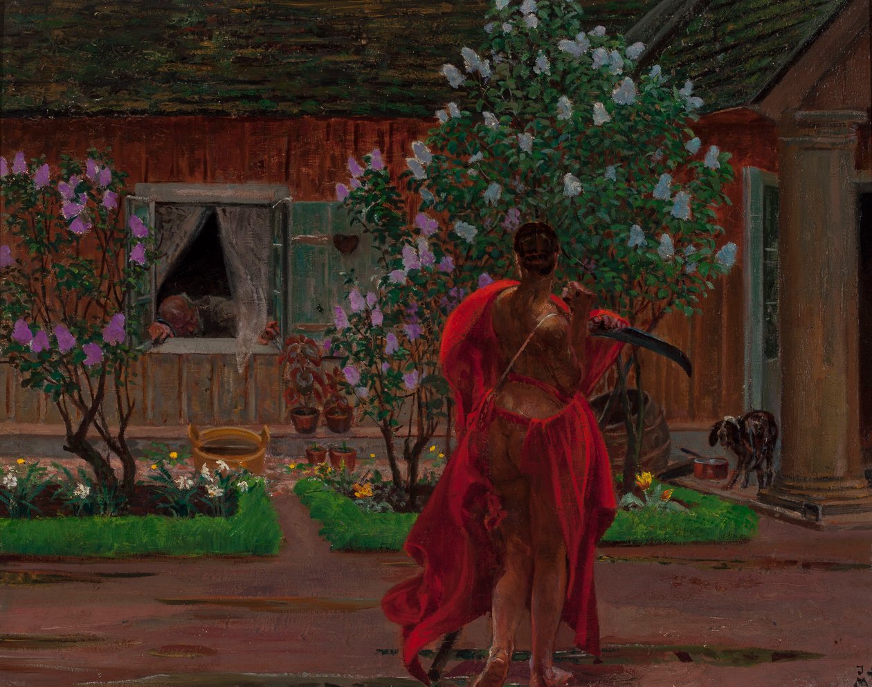 Thanatos av Jacek Malczewski