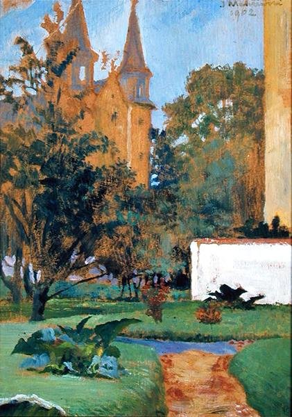 Hagen til karmelittkirken, Krakow av Jacek Malczewski