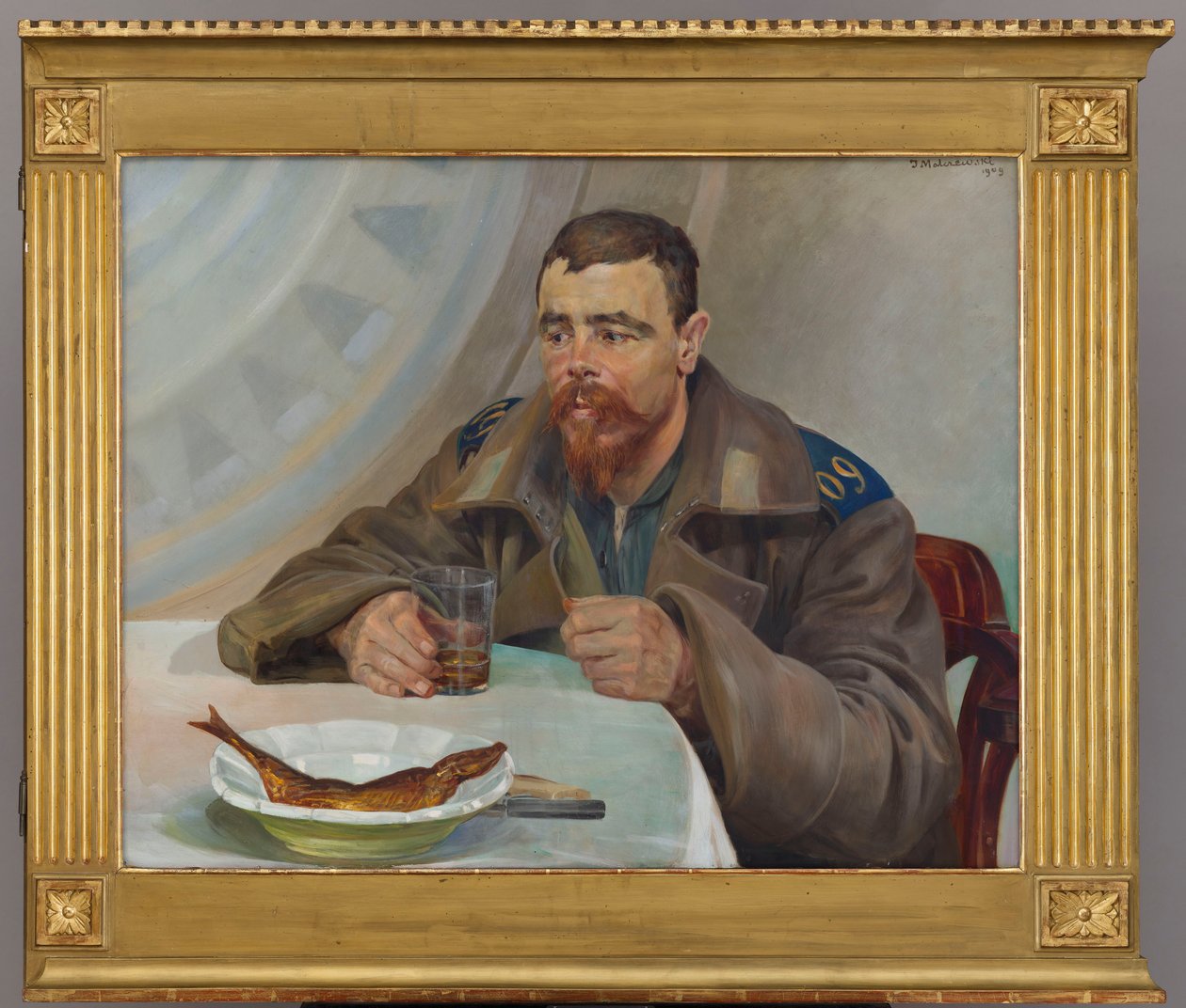 Den landsforviste - høyre del av triptyket av Jacek Malczewski