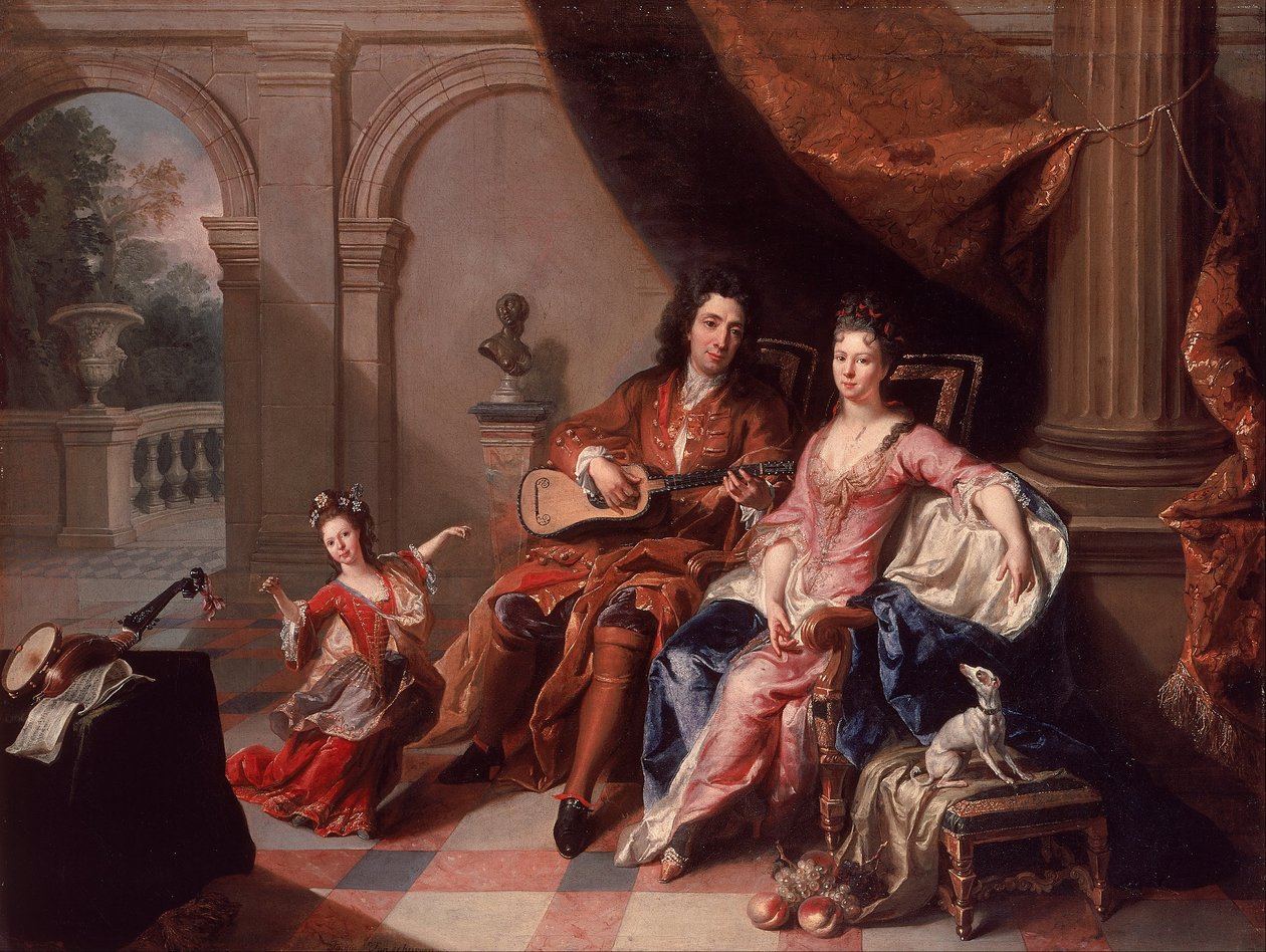 Gitarspilleren av Jacob van Schuppen