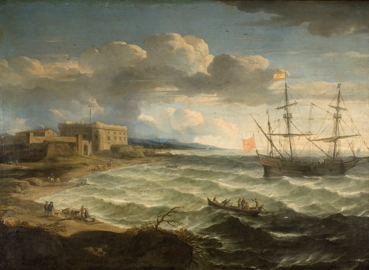 Coast Scene - The Debarkation av Jacob Appel