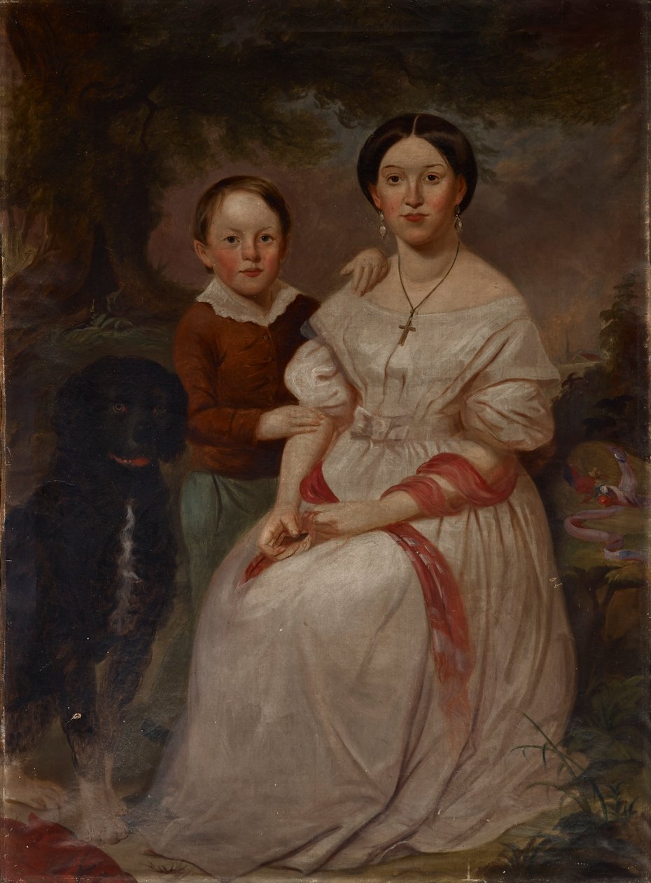 Portrett av Sarah Elizabeth Morrison og Samuel Morrison av Jacob Cox