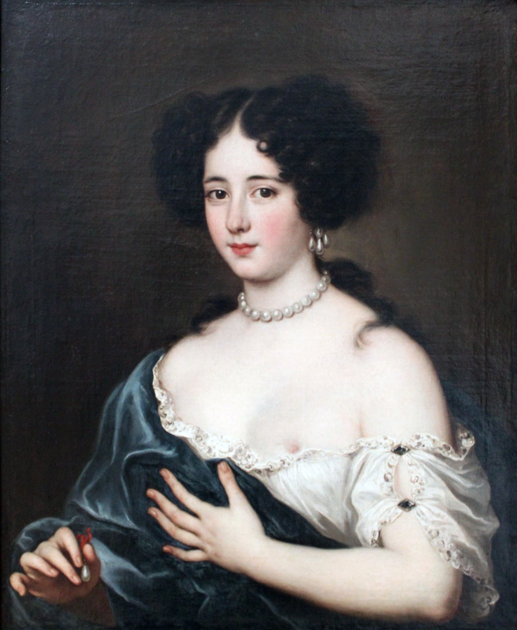 Clelia Cesarini Colonna (1655-1735), prinsesse av Sonnino, som Kleopatra av Jacob Ferdinand Voet