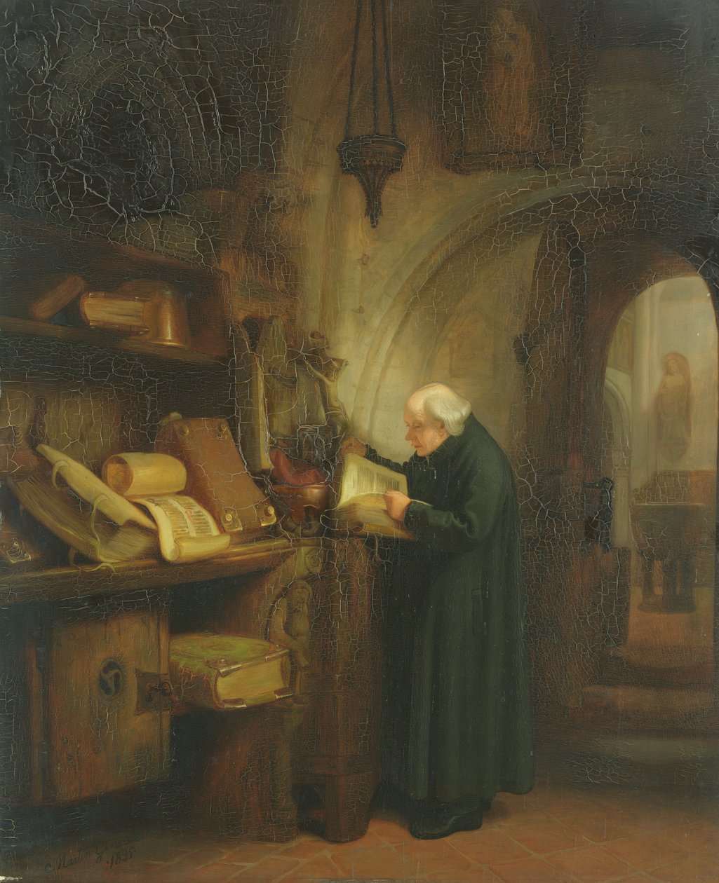 The Vestry, 1835 (olje) av Jacob Gensler