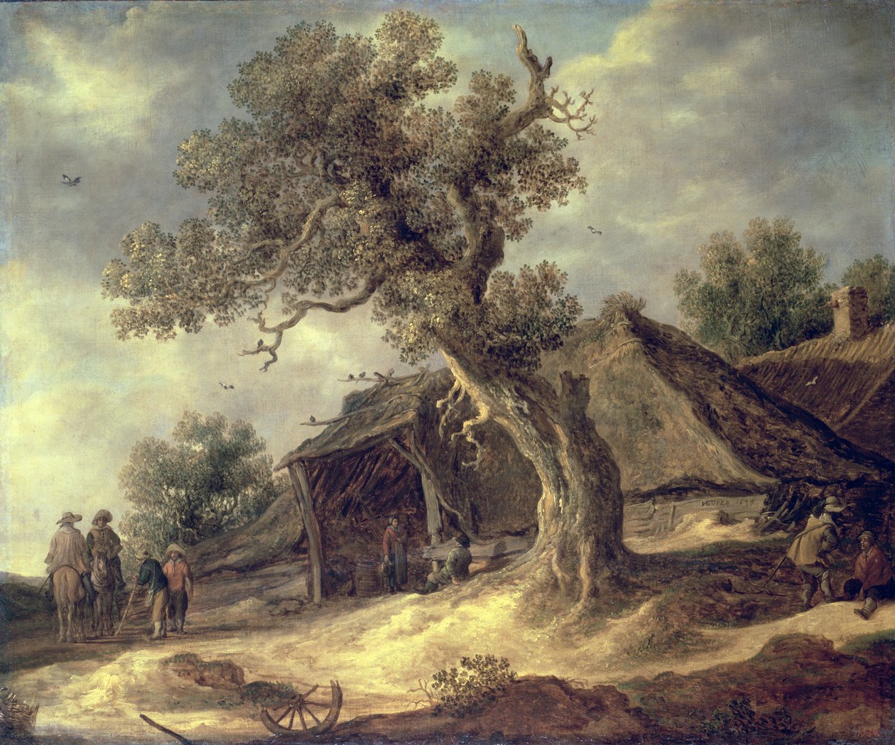 Landskap med eik, 1634 av Jacob van Ruisdael