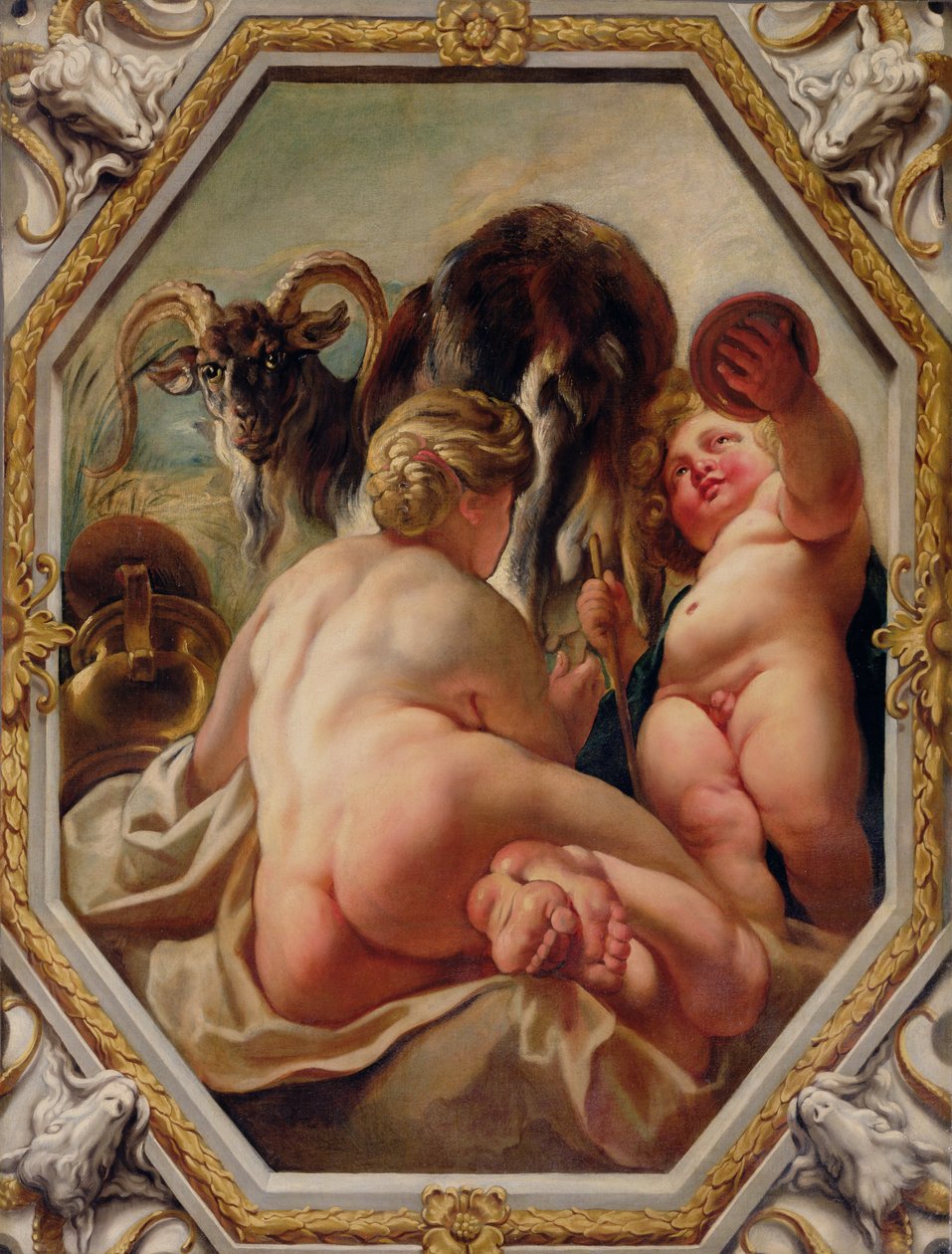 Steinbukken, fra stjernetegnene (se også 196700 til 196711) av Jacob Jordaens