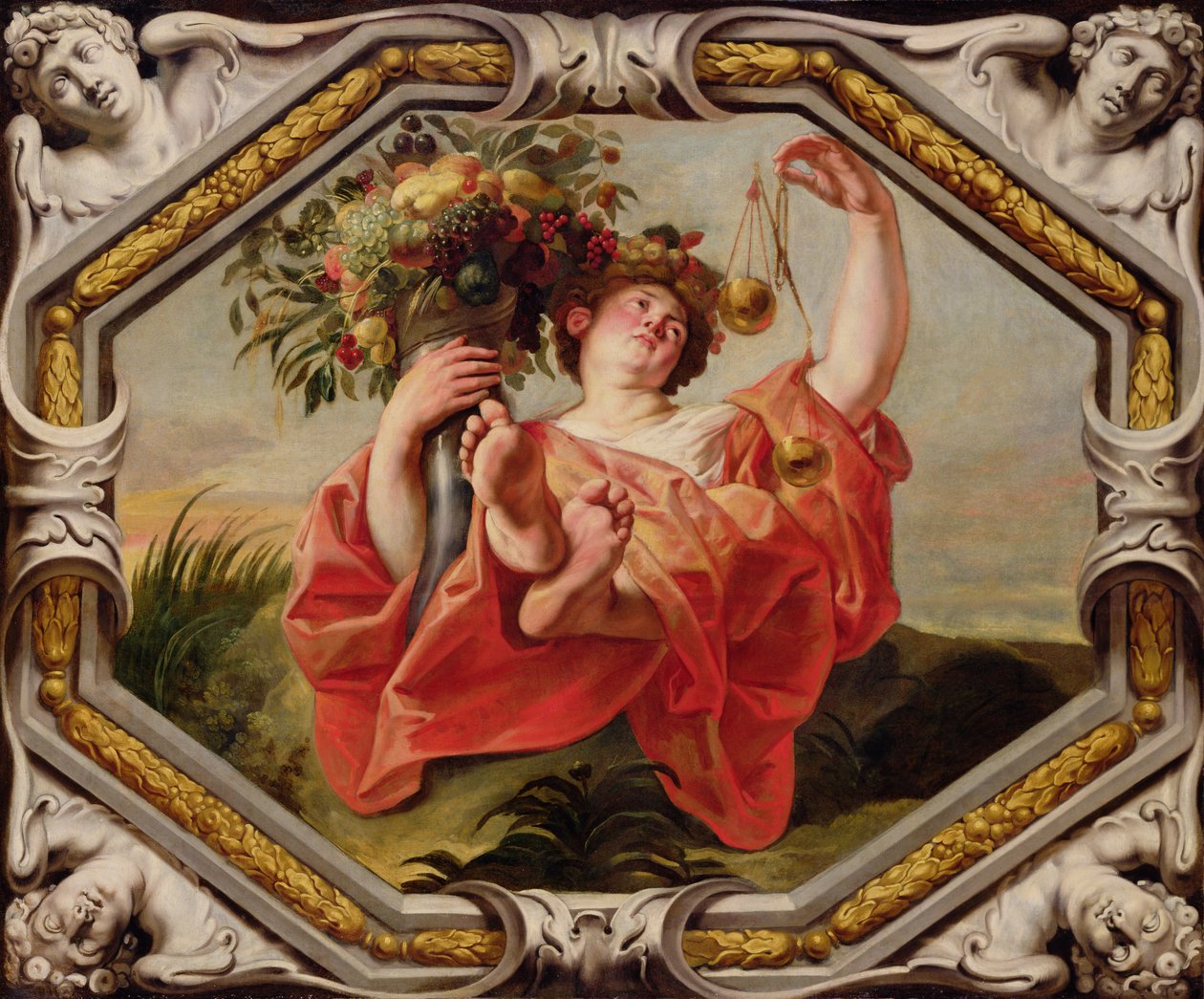 Vekten, fra stjernetegnene (se også 196701 til 196711) av Jacob Jordaens