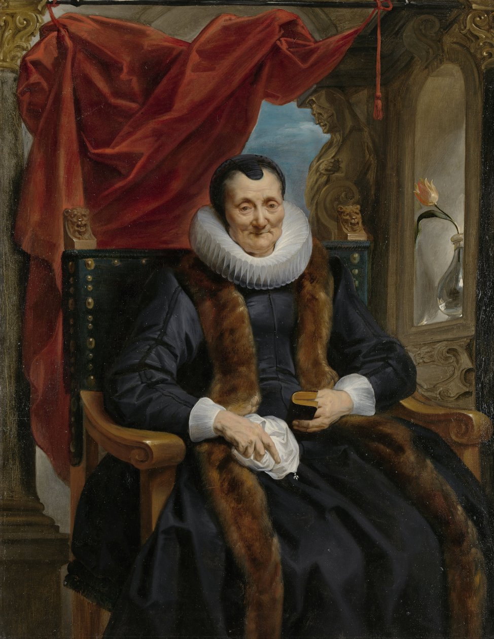 Portrett av Magdalena de Cuyper, ca. 1635-1636 av Jacob Jordaens