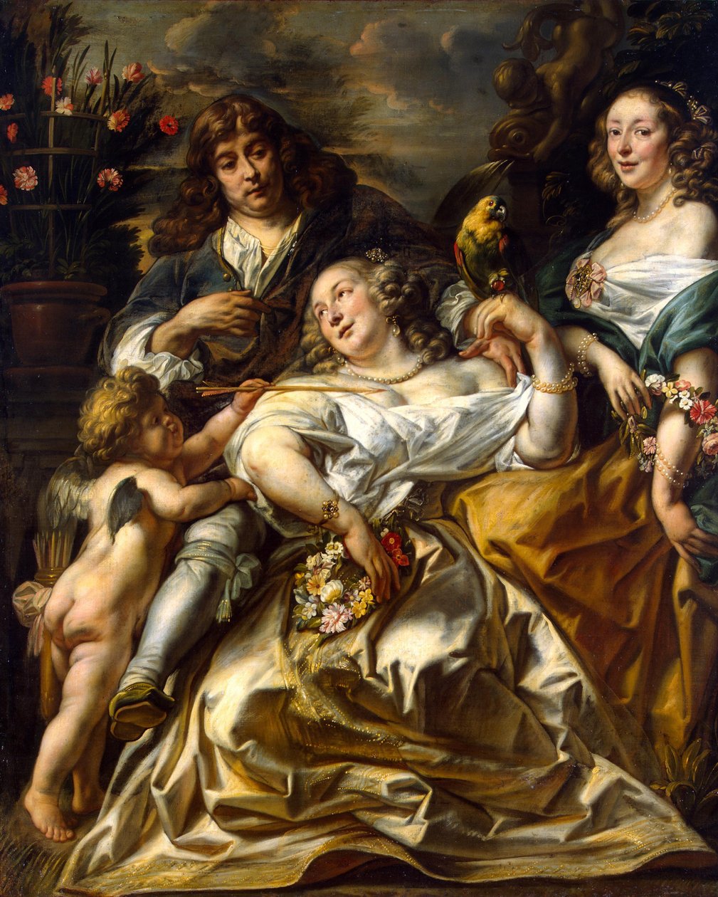 Portrett av en familie av Jacob Jordaens