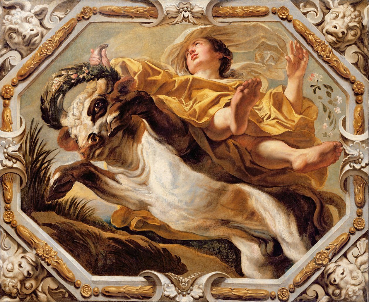 Tyren, fra stjernetegnene (se også 196700 til 196711) av Jacob Jordaens