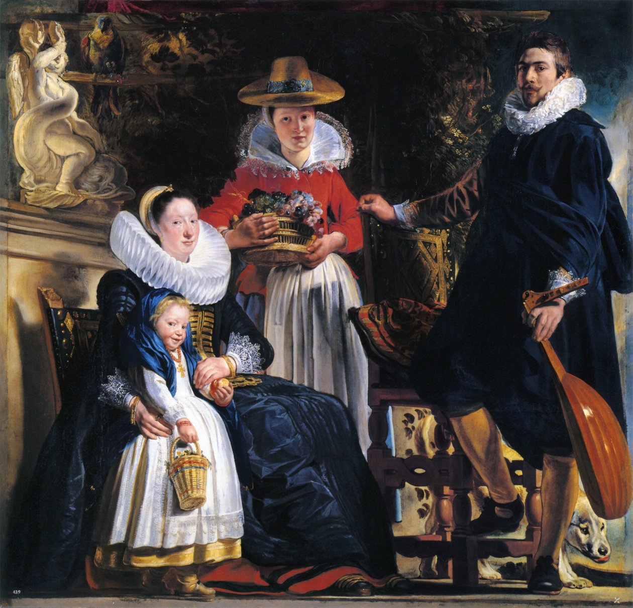 Familien til kunstneren av Jacob Jordaens