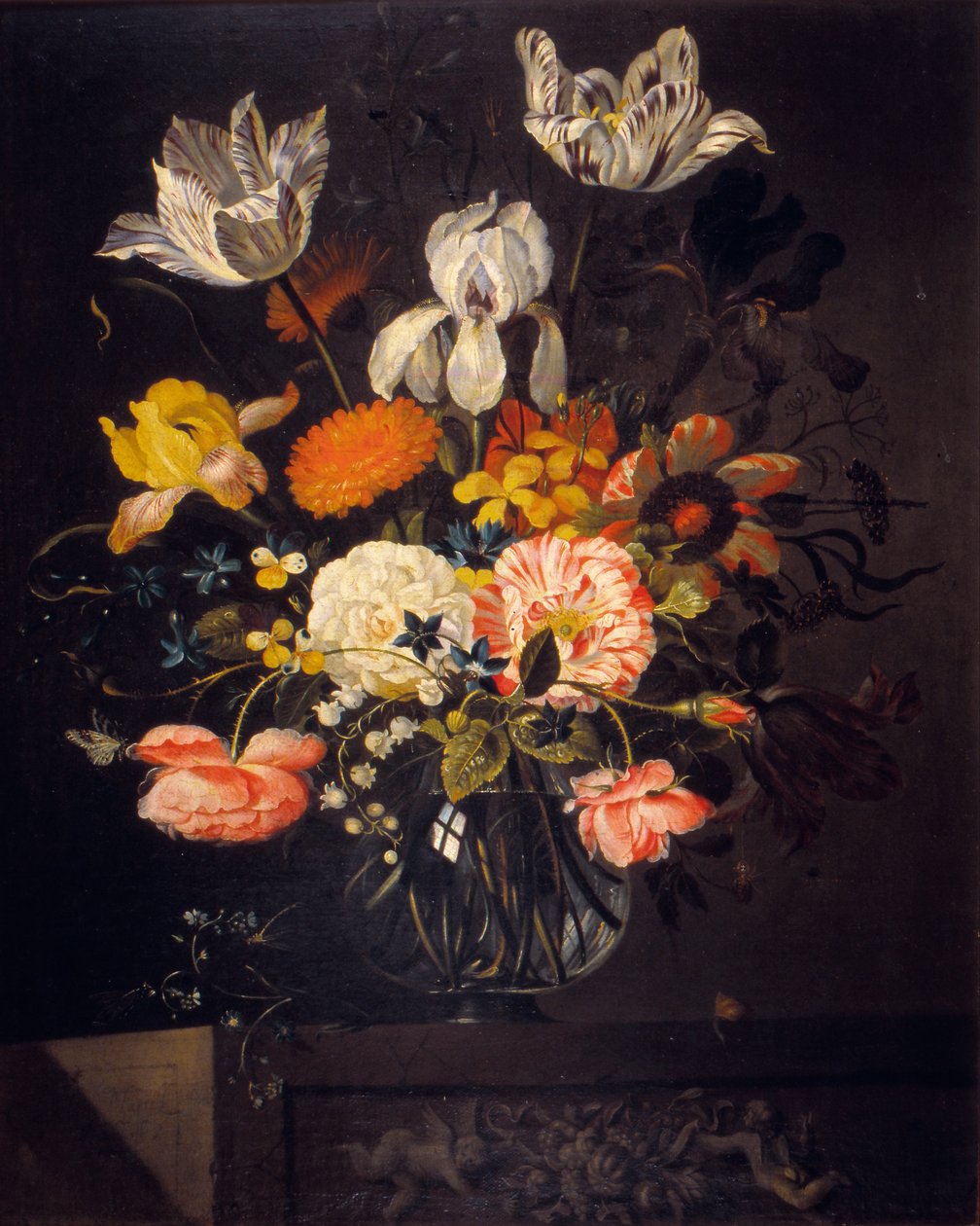 Stilleben med blomster av Jacob Marrel