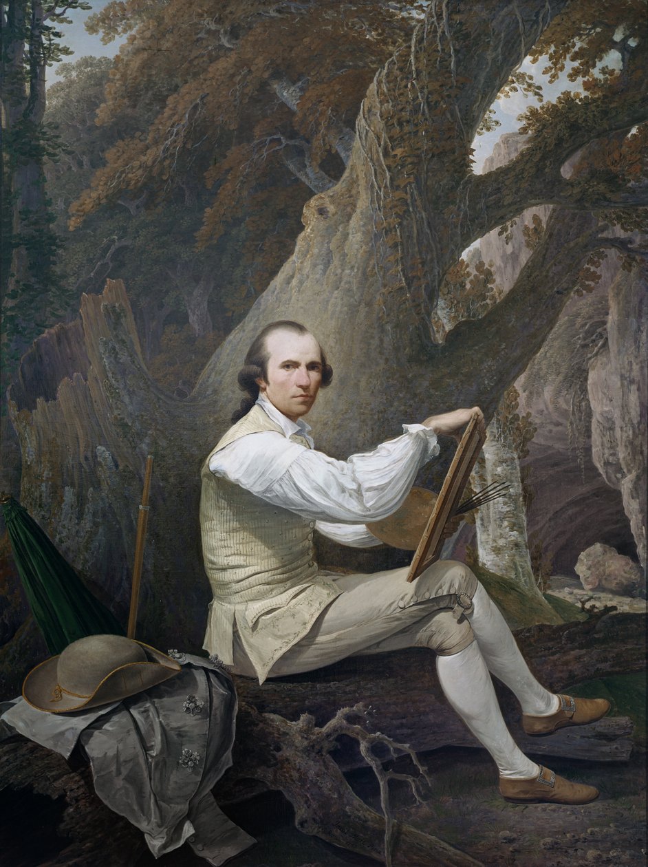 Selvportrett, 1783 av Jacob More